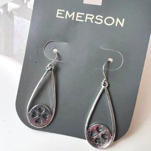 Emerson Silver Teardrop Earrings